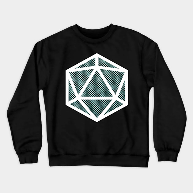 D20 Decal Badge - Constitution Crewneck Sweatshirt by aaallsmiles